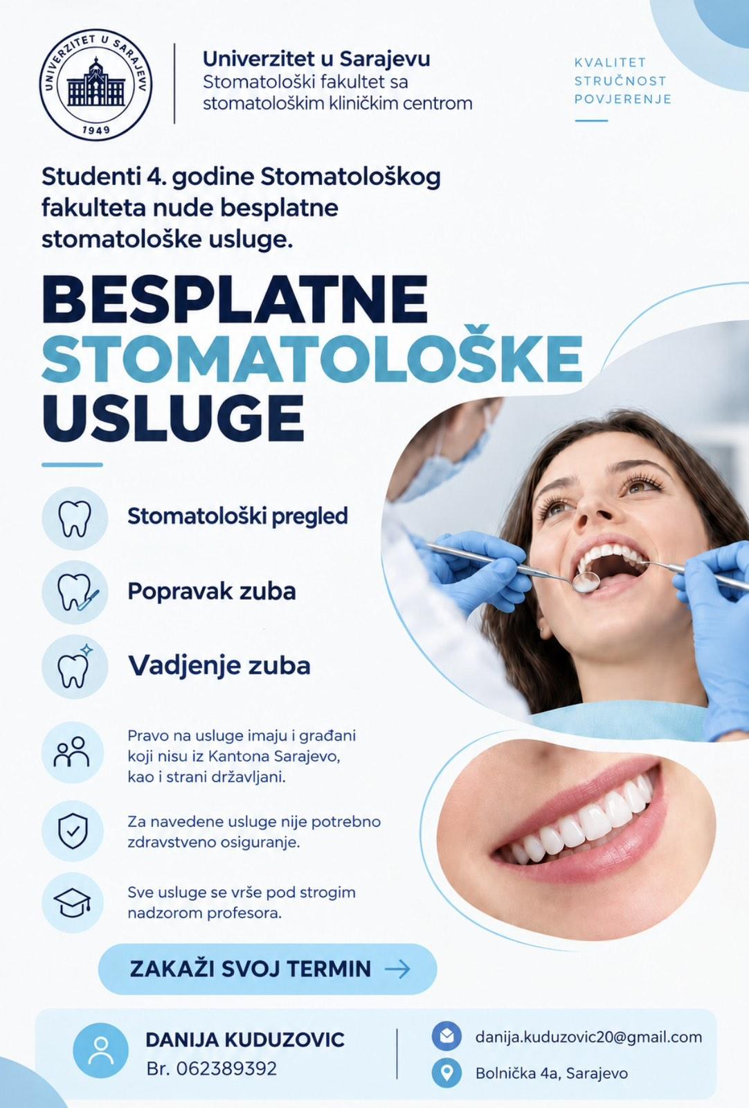 Nudim besplatne stomatoloske usluge - Slika 1